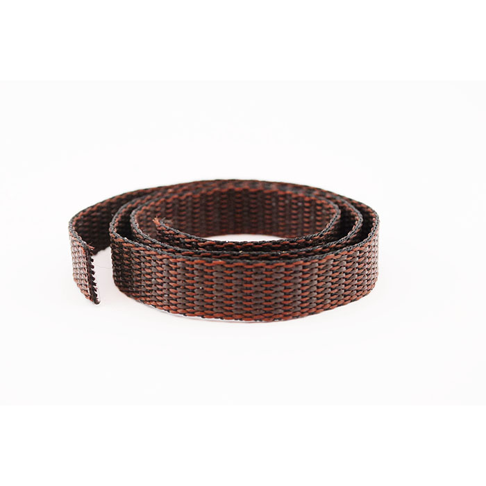 Pasek taśma 14mm do zwijacza do rolet zewnętrznych - brązowy 1mb